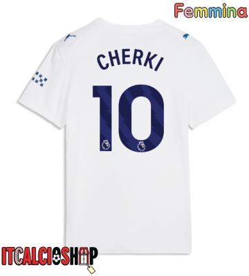 Manchester City Rayan Cherki #10 Terza Maglia Femmina 2026-27 Manica Corta